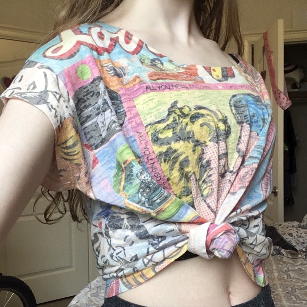 Vintage Love is all you need 80s Off the Shoulder
